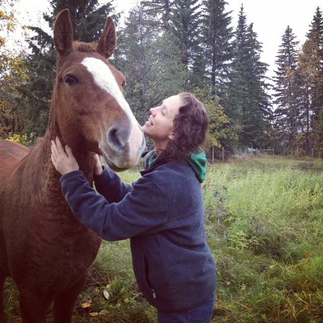 Dr Marie and her mare Naysa